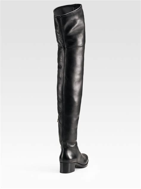 second hand prada boots|prada thigh high boots.